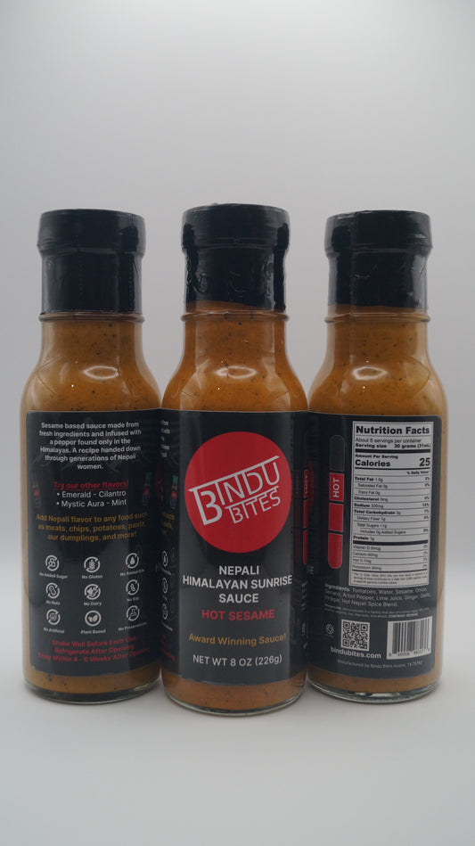 Himalayan Sunrise Sauce (HOT Sesame)