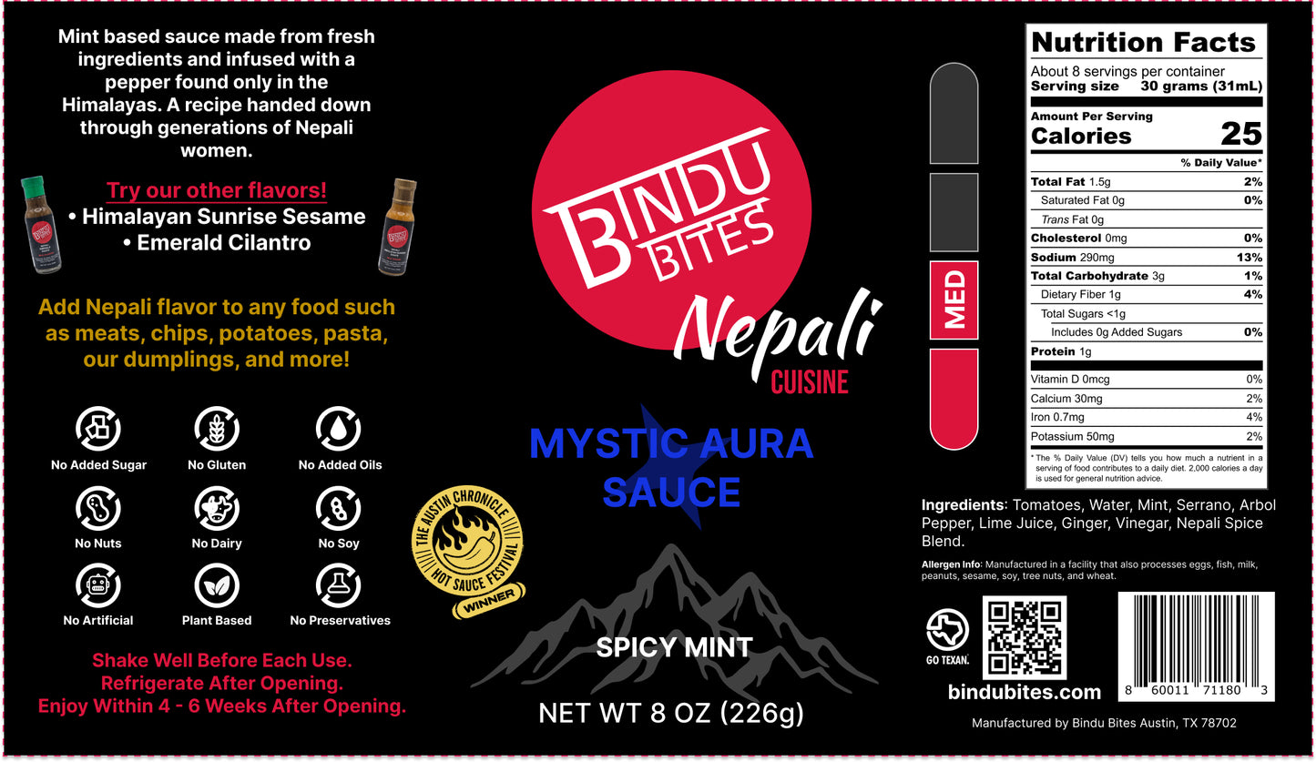 Mystic Aura Sauce (Medium/Spicy Mint)