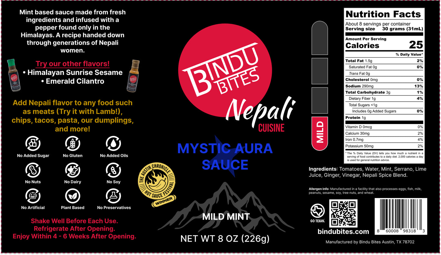 Mystic Aura Sauce (Mild Mint)