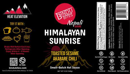 Himalayan Sunrise Sauce (HOT Sesame)