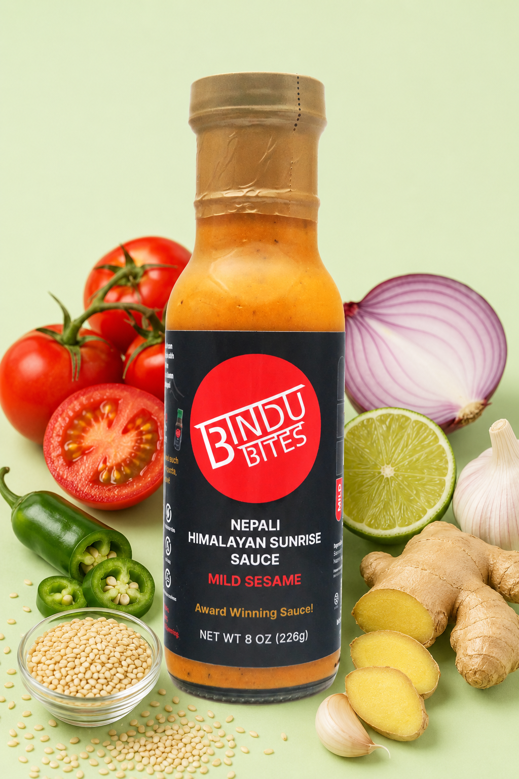 Himalayan Sunrise Sauce (Mild Sesame)